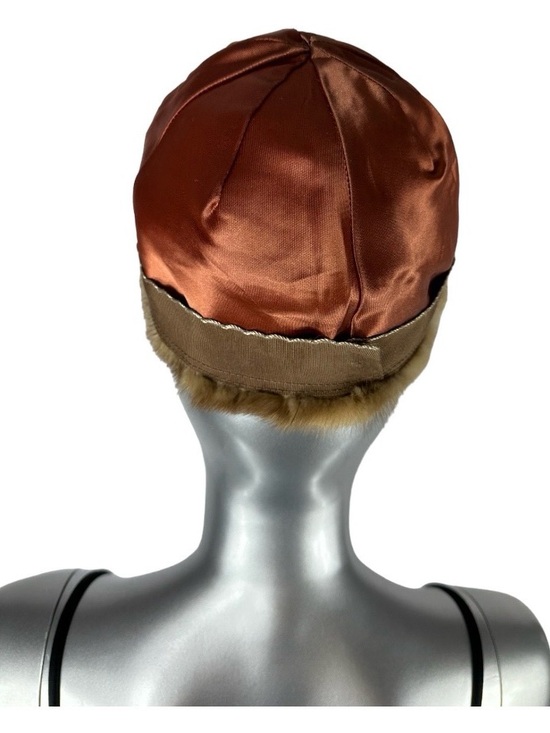 Autumn Haze MINK Hat, Sz 21-1/2”, Certified Vintage Fur main image 6